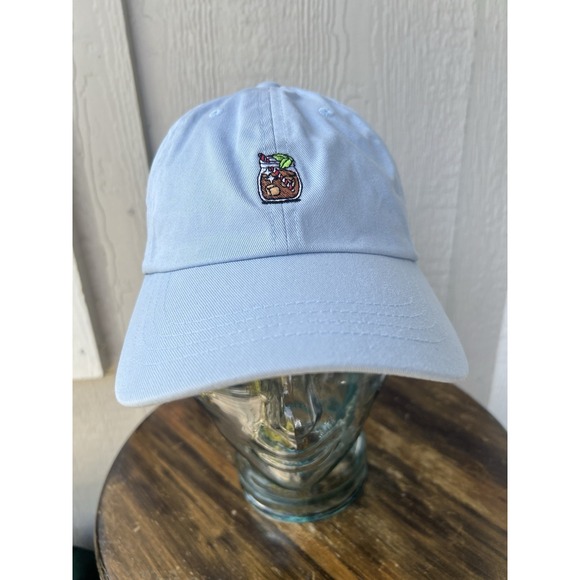 Half day Iced Tea Brand Blue Hat Cap Strap Back OSFA - Picture 2 of 8